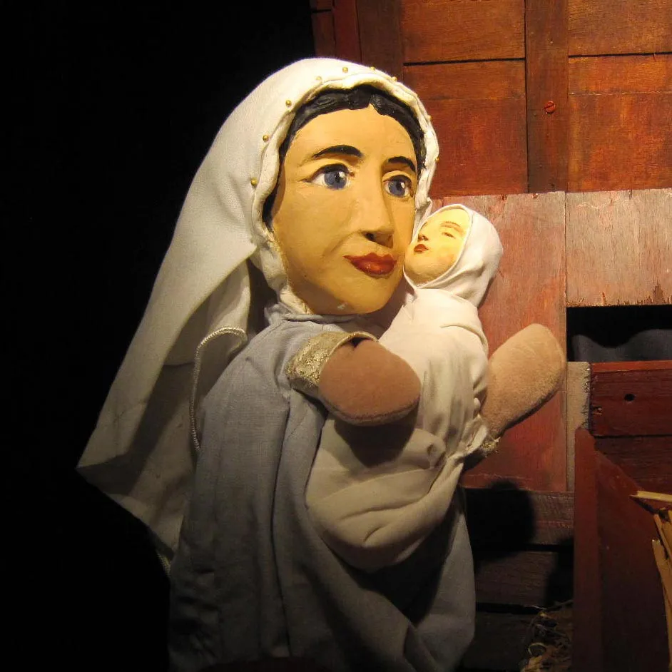 Moeder Maria en baby Jezus