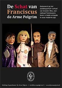 Poster voorstelling "De Schat van Franciscus de Arme Pelgrim"